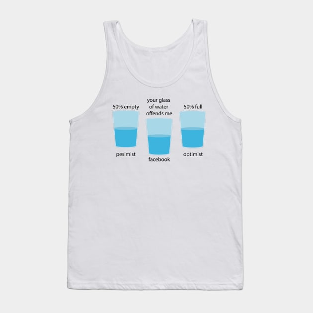 your glass of water offends me Tank Top by hierrochulo